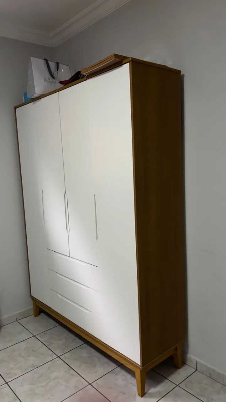 Guarda roupa e cômoda de bebê  - Foto 3
