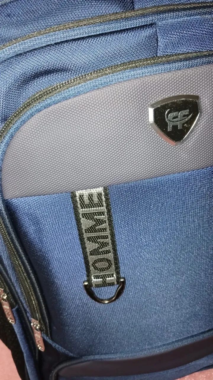 MOCHILA AZUL - NOVA E PRONTA ENTREGA - Foto 5