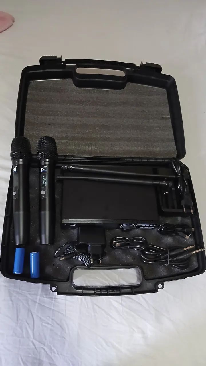Microfone Sem fio Tsi Alpha Recarregável  - Foto 5