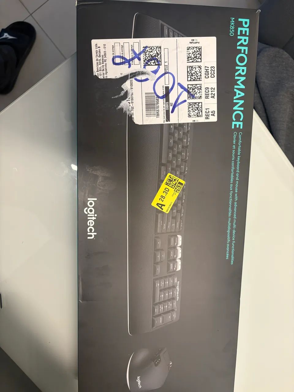Kit teclado MK850 Logitech - conecta até 3 dispositivos