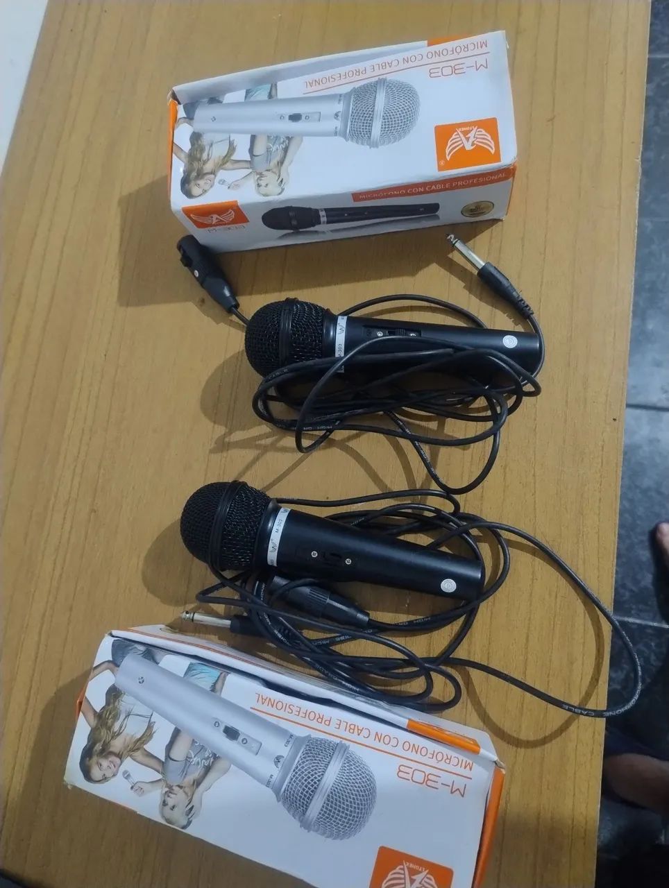 Microfone karaoke 