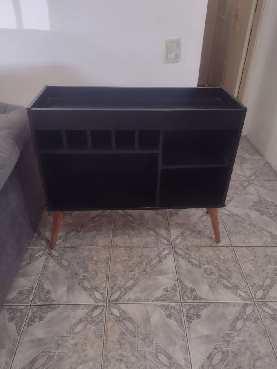 Decoração de casa balcão sala - Foto 2