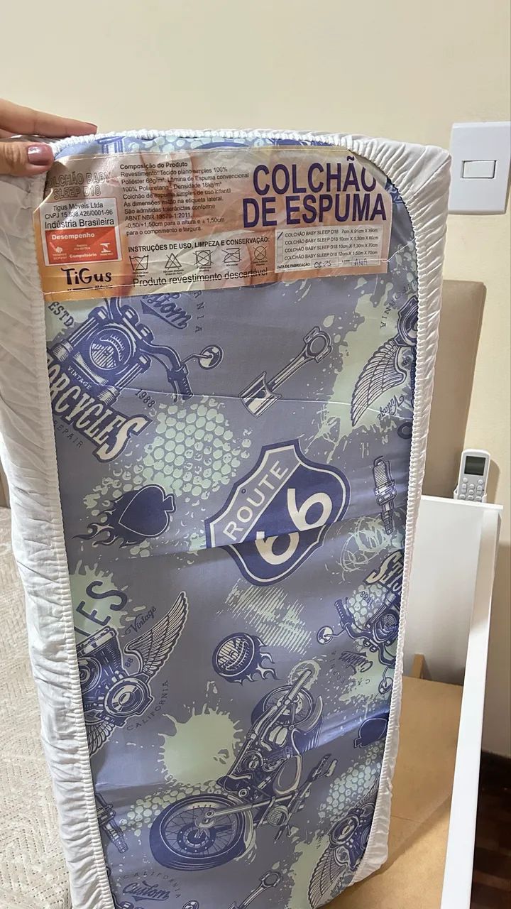 Mini berço com colchão  - Foto 3