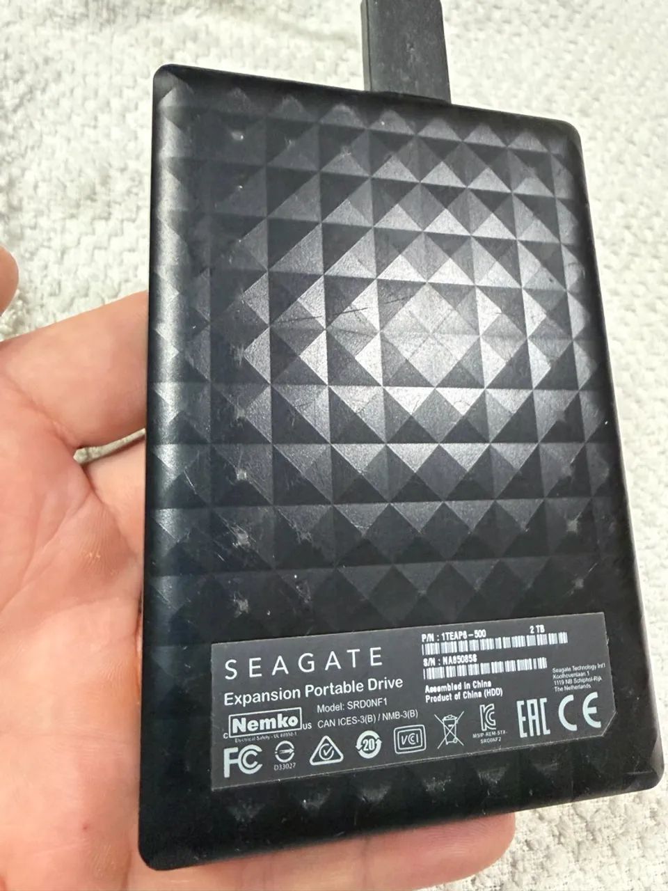 HD externo 2tb portátil Seagate em excelente estado - Foto 3