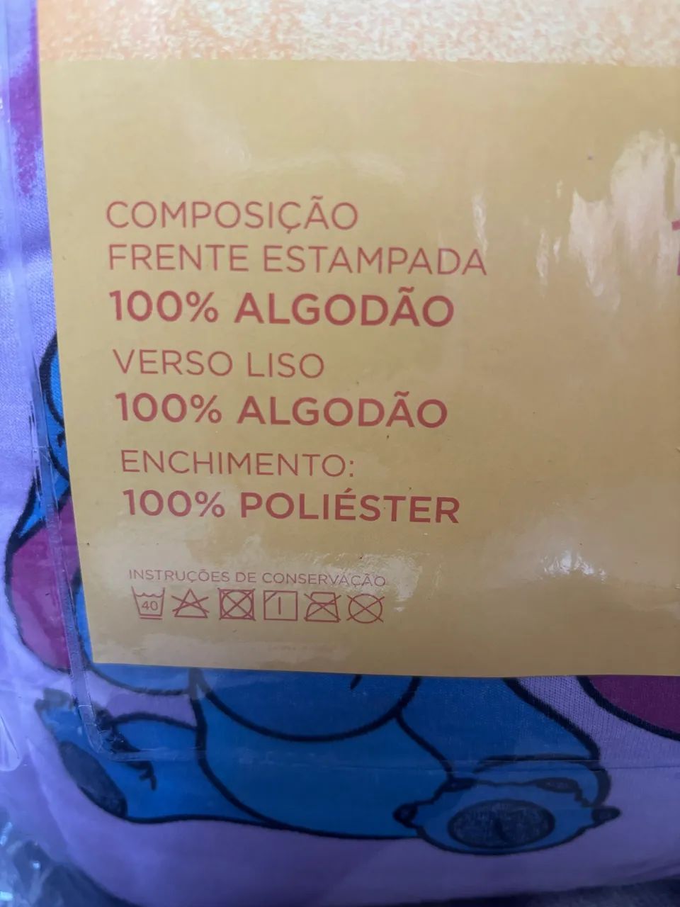 Colcha do Stitch 100% algodão nova nunca foi usada - Foto 2