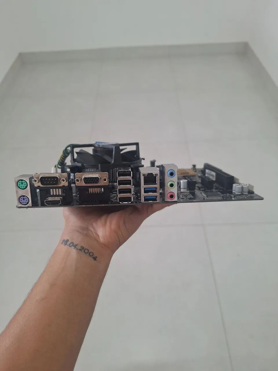 Placa mãe H110M-C/BR +Pentium G4560  - Foto 3
