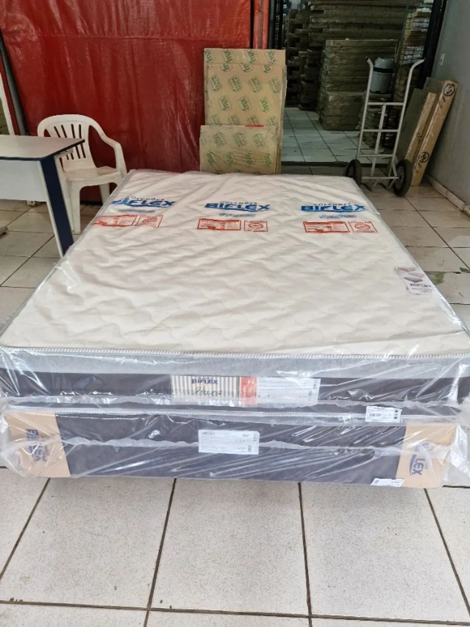 Cama box casal 