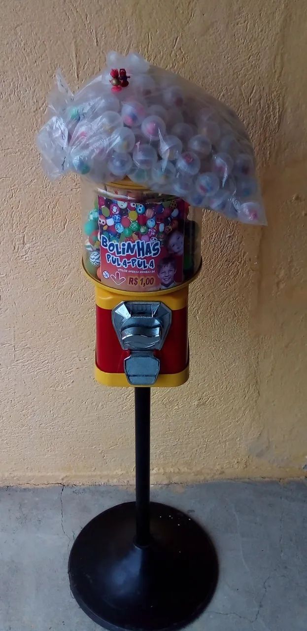 Máquina de bolinhas pula pula completa + 360 bolinhas  - Foto 5