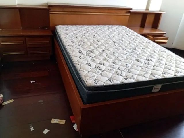 Cama casal  madeira  