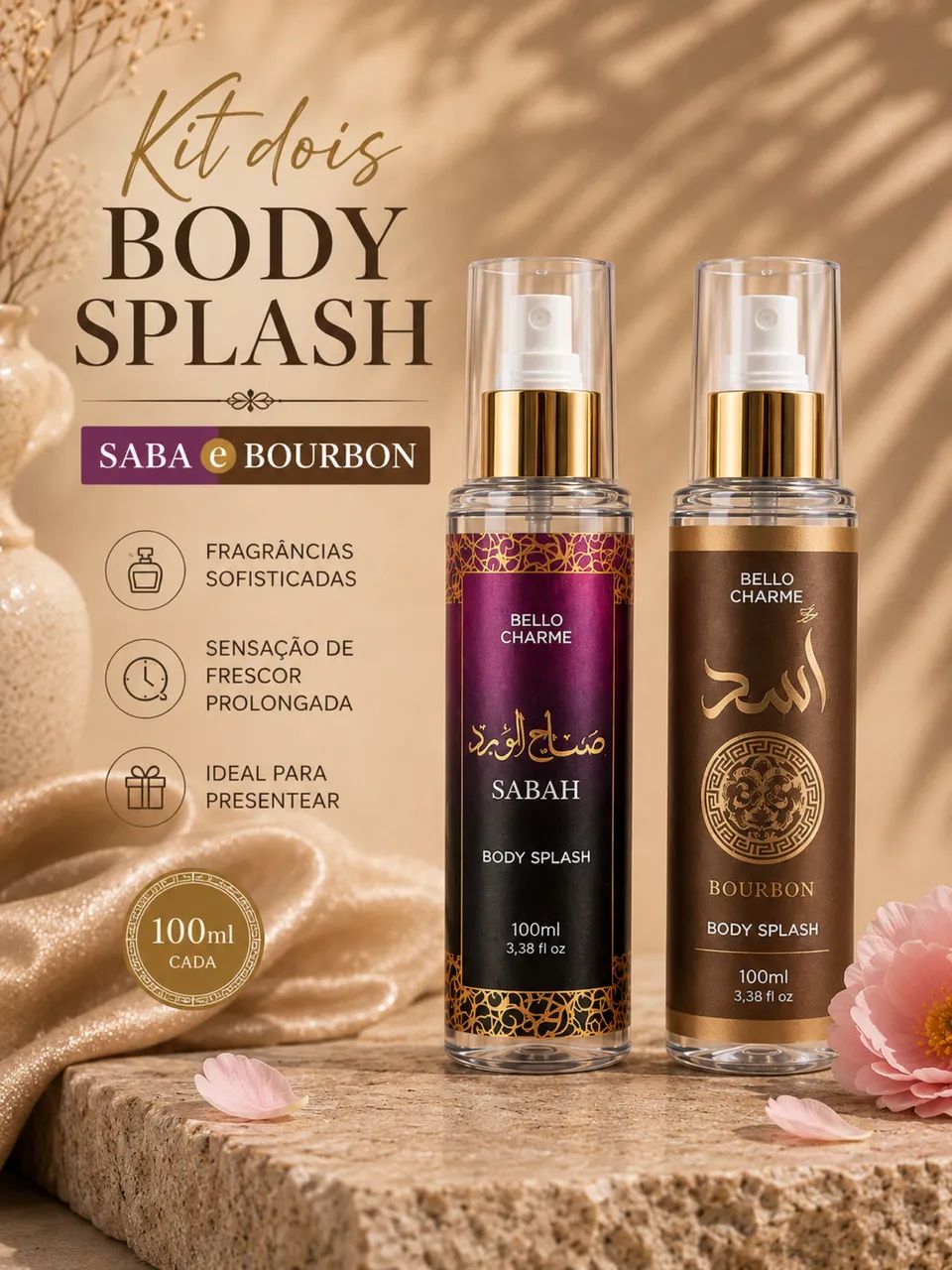  Body splash árabe belo charme  - Foto 3