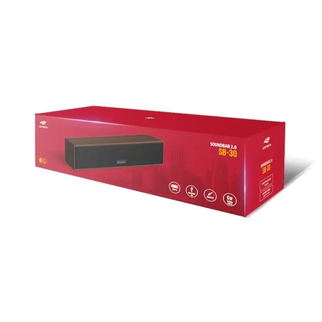 Soundbar Gamer 6w Marrom - Foto 3