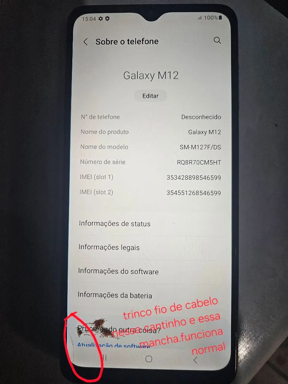 Celular M12 64 armazenamento  - Foto 4