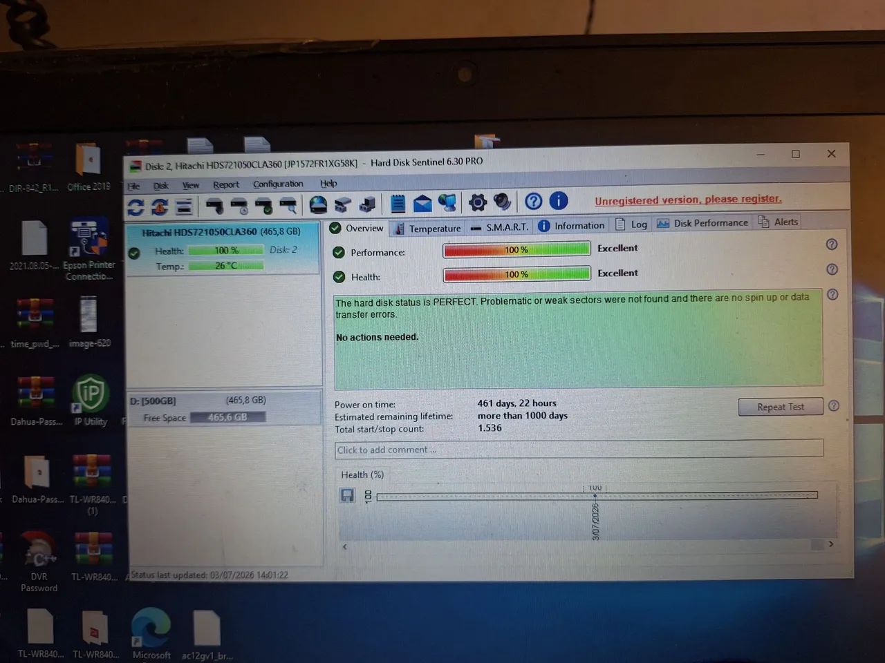 HD 500GB Hitachi Computador DVR Desktop  - Foto 3