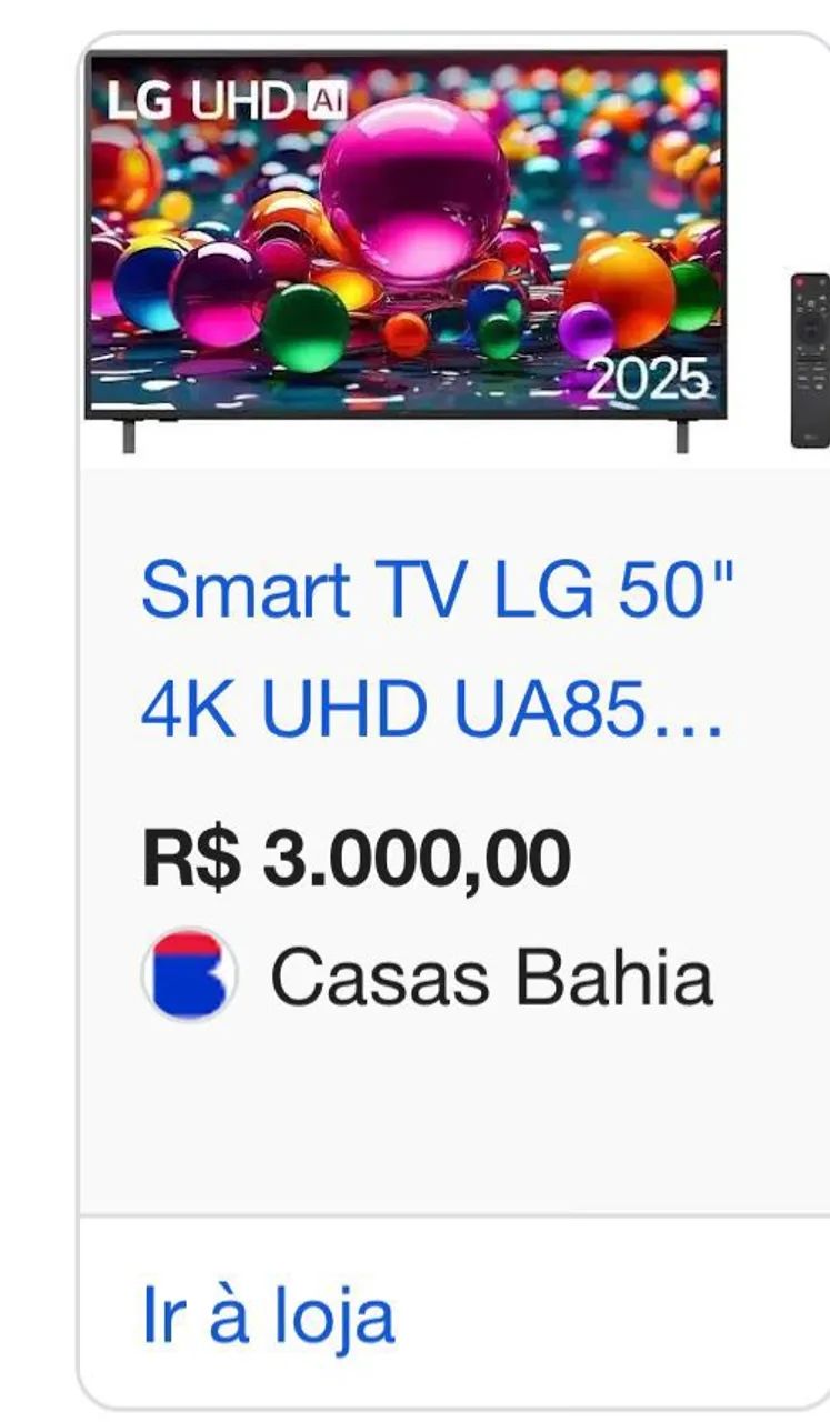 Tv smart LG 50 Polegadas - Foto 2