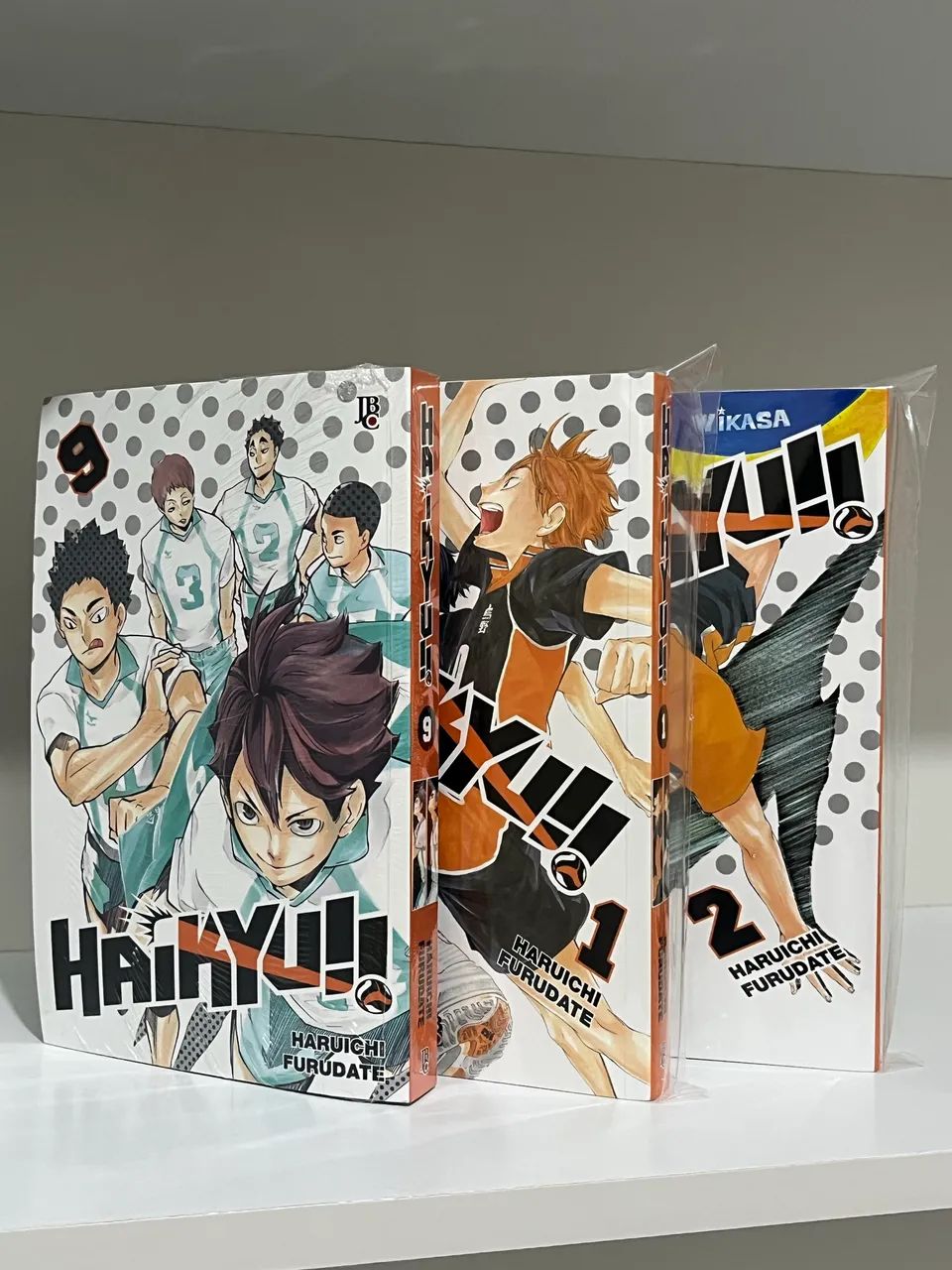 Mangá Haikyu!! Volumes 1, 2 e 9 