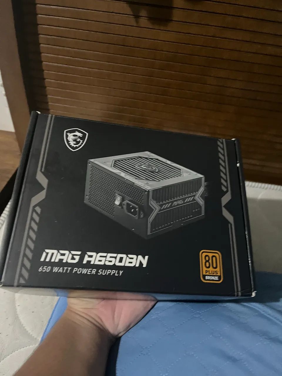 Fonte MSI MAG A650BN, 650W, 80 Plus Bronze, PFC Ativo, Com Cabo, Preto - Foto 5