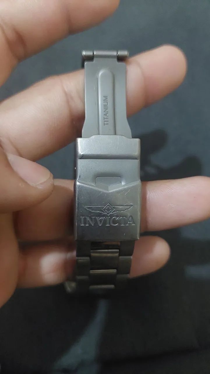 Relógio invicta pro driver 0420 TODO EM TITANIUM  - Foto 3