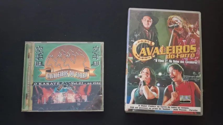 Conjunto CDs antigos Cavaleiros do Forró