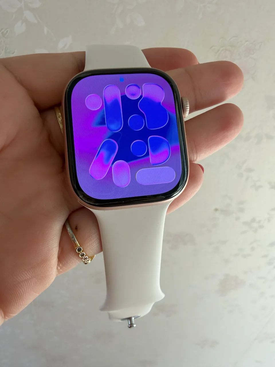 Apple Watch 1 mês de uso impecável 46mm rose - Foto 2