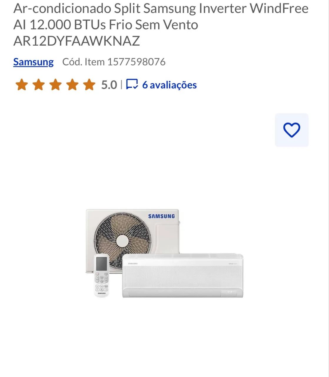 Ar condicionado Split  Samsung inverter  - Foto 2