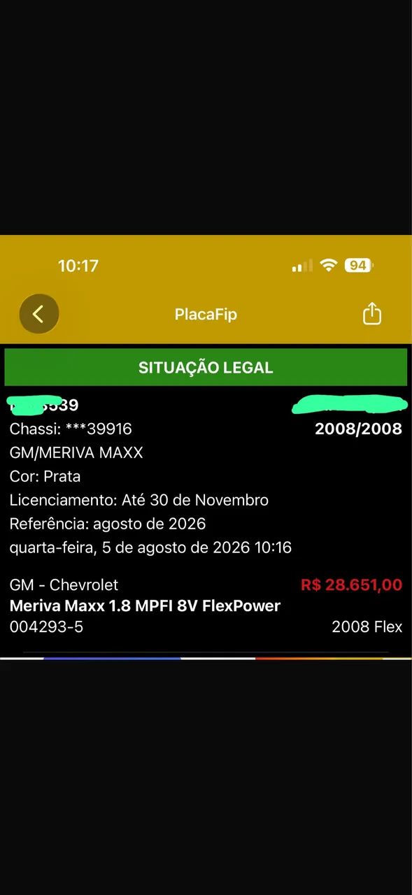 Meriva banco em couro completa 2008 - Foto 3