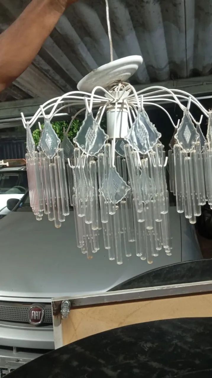 Luminária lustre de cristal  - Foto 2