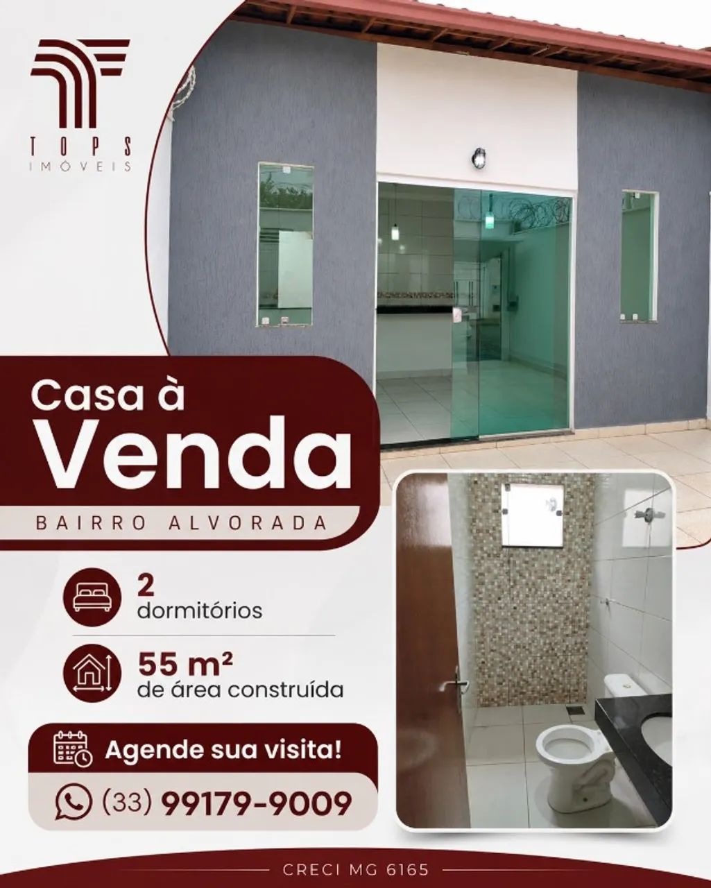 Casa 2 quartos bairro Alvorada - Foto 3