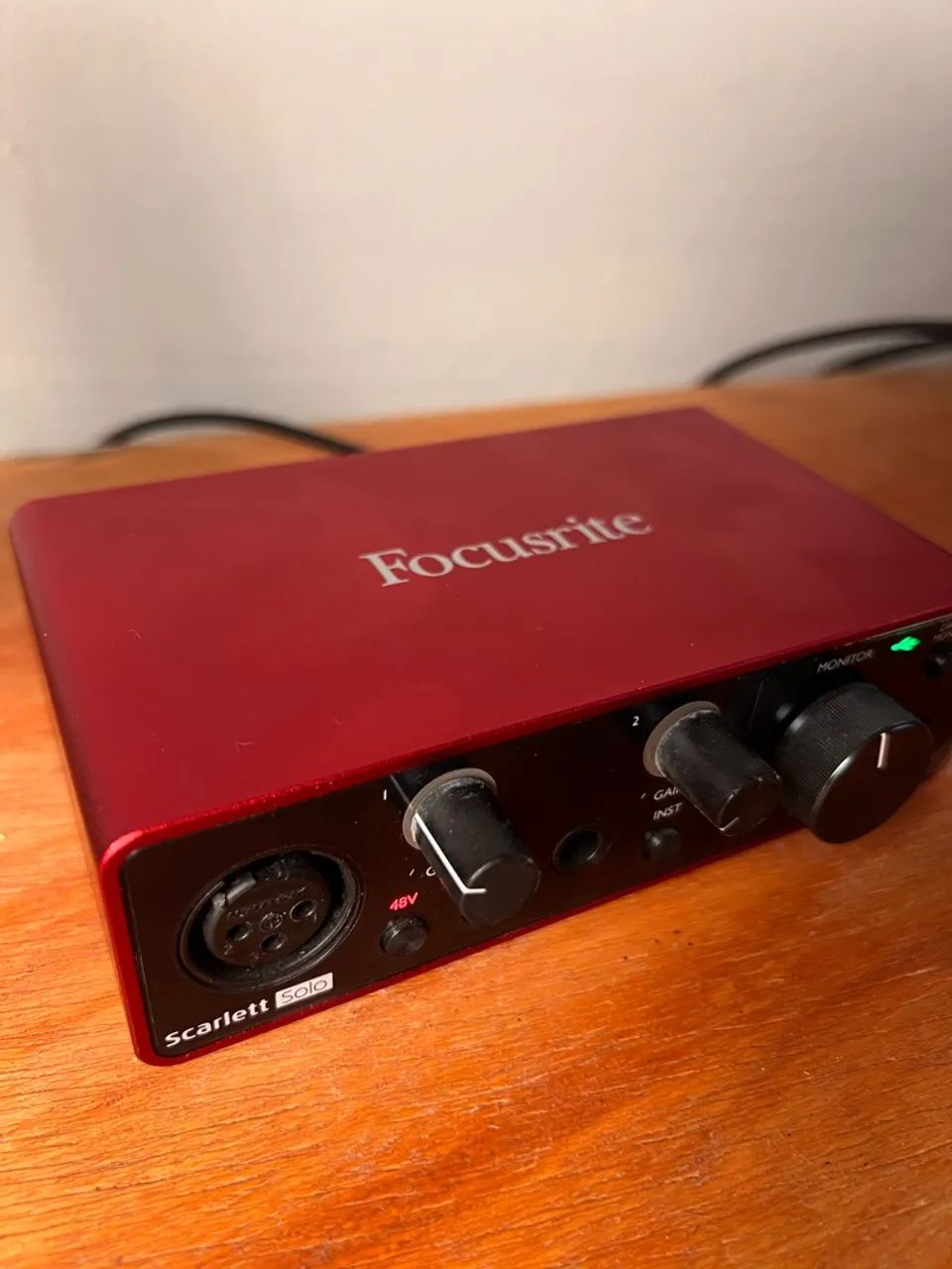 Placa de áudio/ interface Focusrite Scarlett solo  - Foto 4