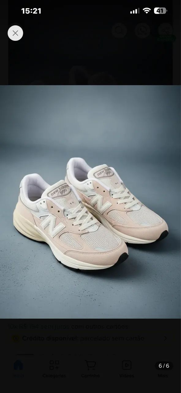 Tênis New Balance 990 V6 original Made in USA