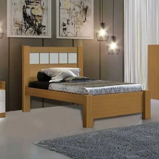 Cama Solteiro Primicia Plus Cinamomo.Off White Primicia - Entrega Rápida! 