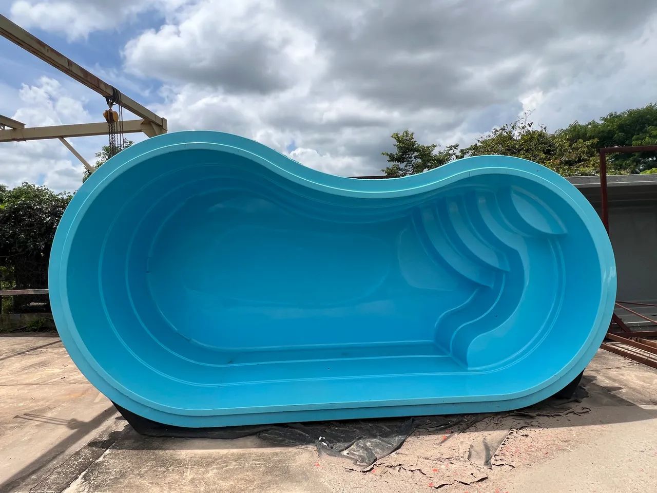 Piscina de fibra 
