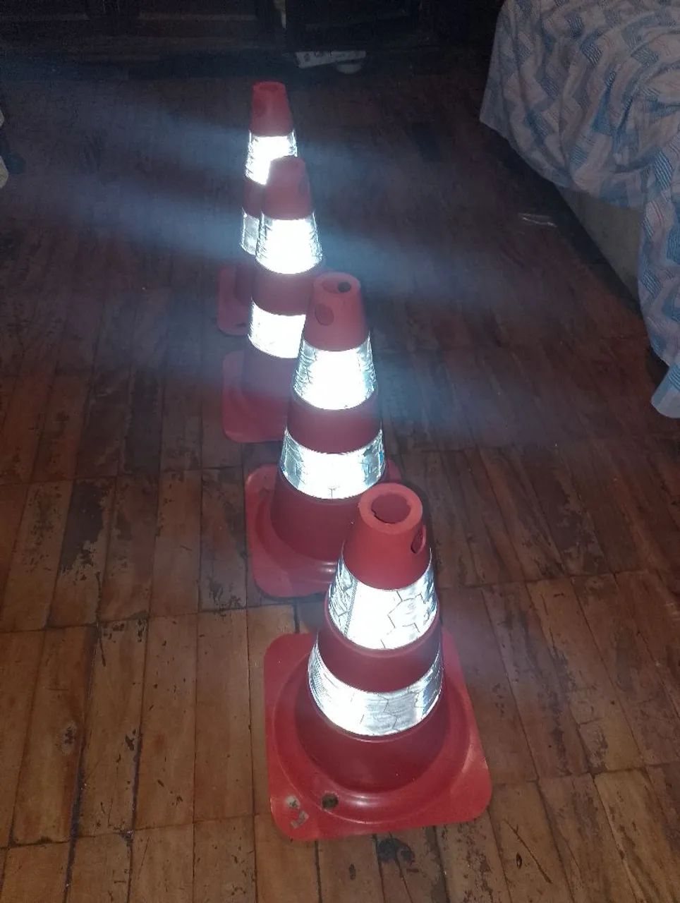 Cones de sinalização 