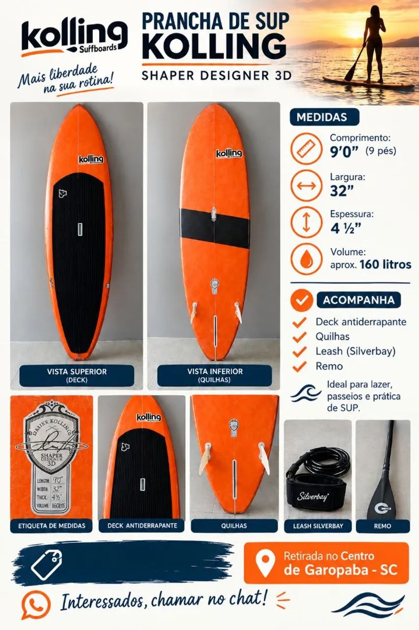 Prancha de SUP completa