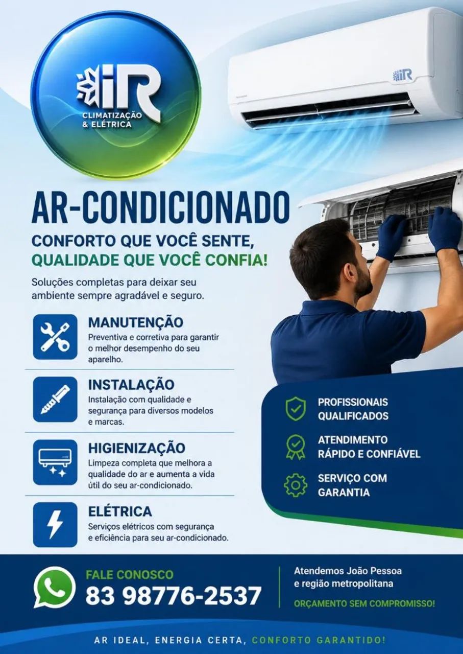  Limpeza Ar condicionado Instalação 
