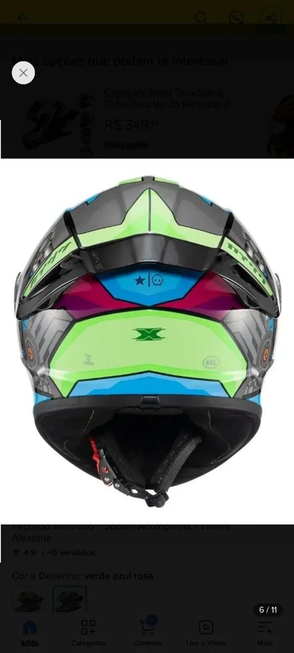 Capacete zero  - Foto 2
