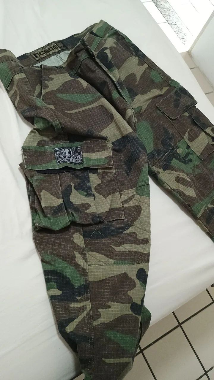 Calça Cargo Camuflada - Foto 4
