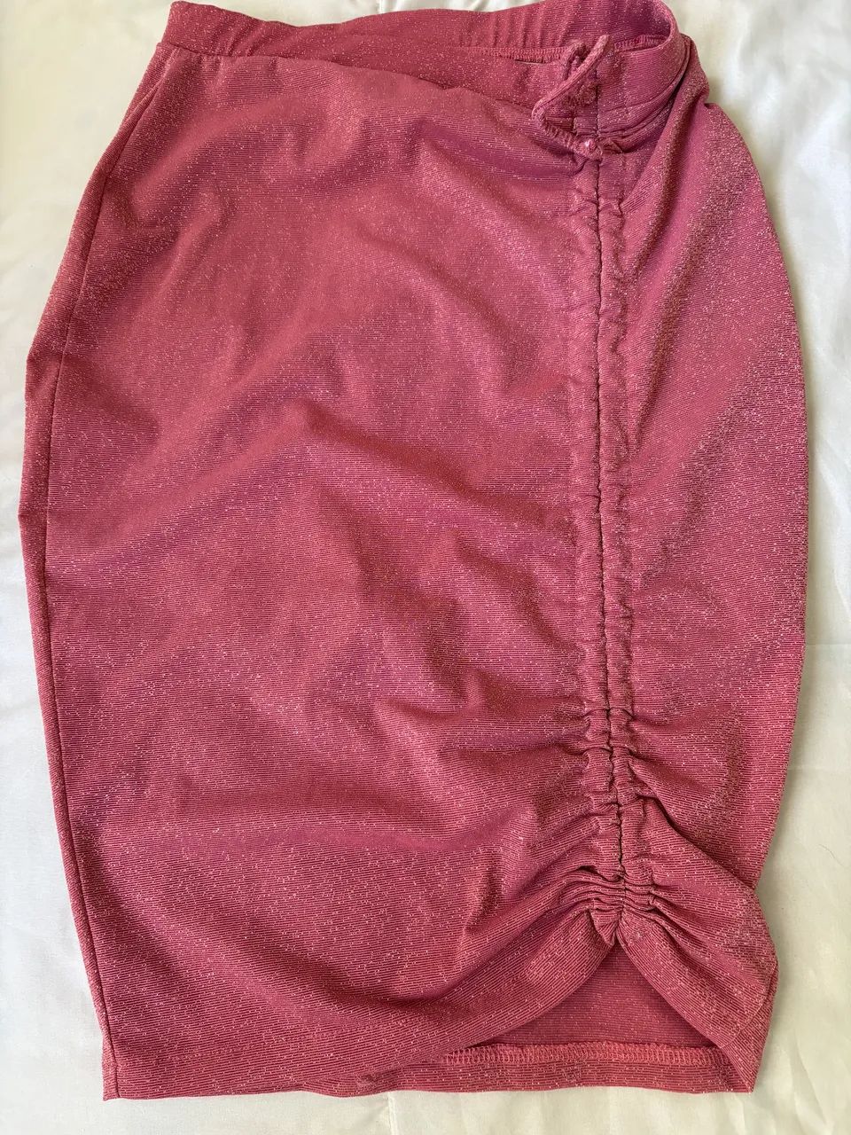 Saia malha lurex 