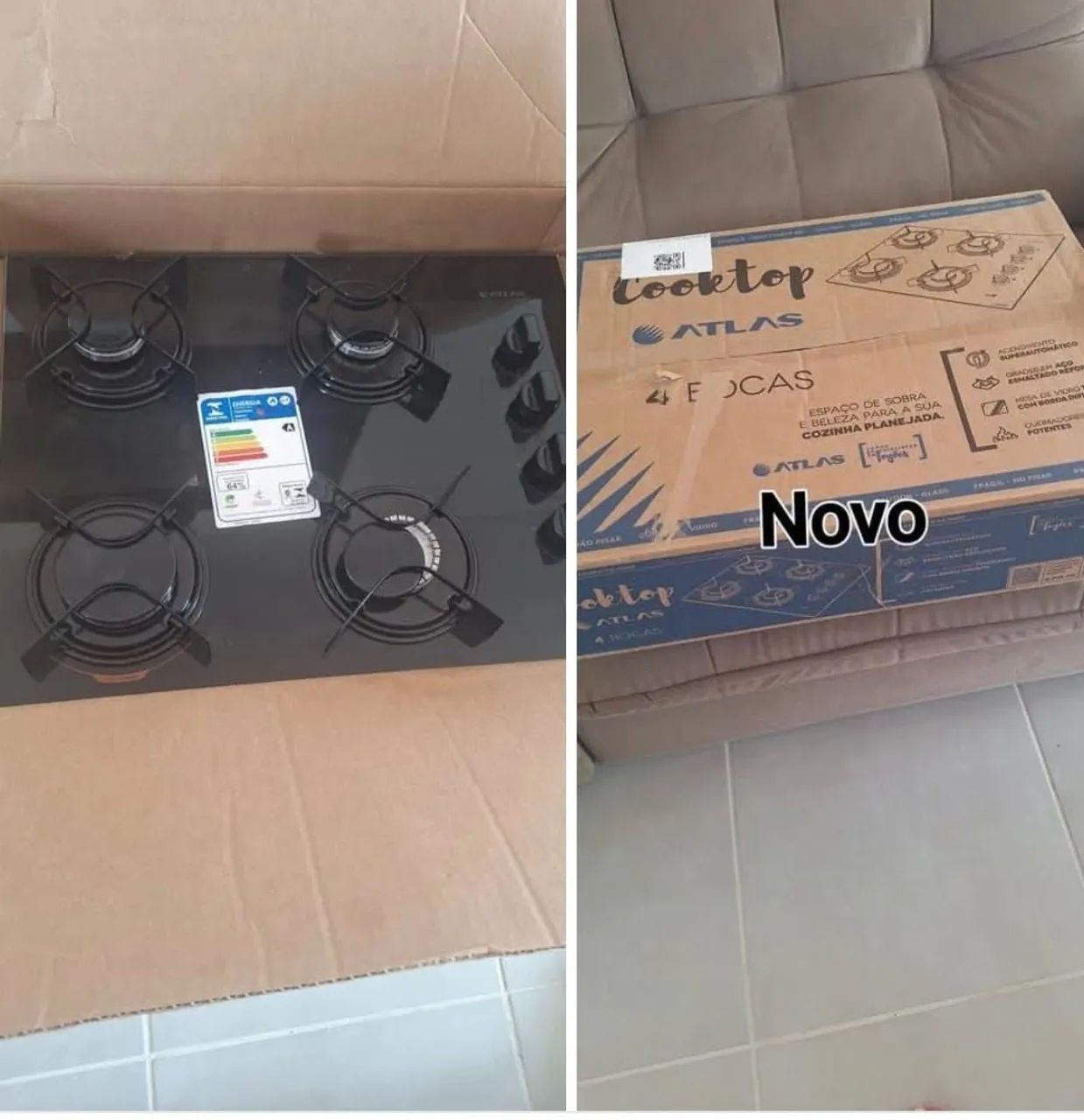 #Cooktop Novo 
