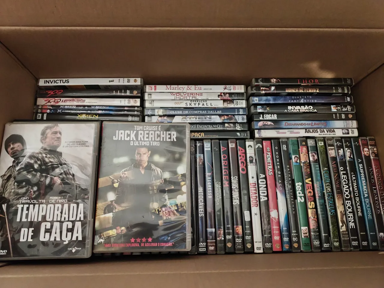 Lote Dvd filmes Gaspar Power Rangers X men Avatar múmia lobisomem