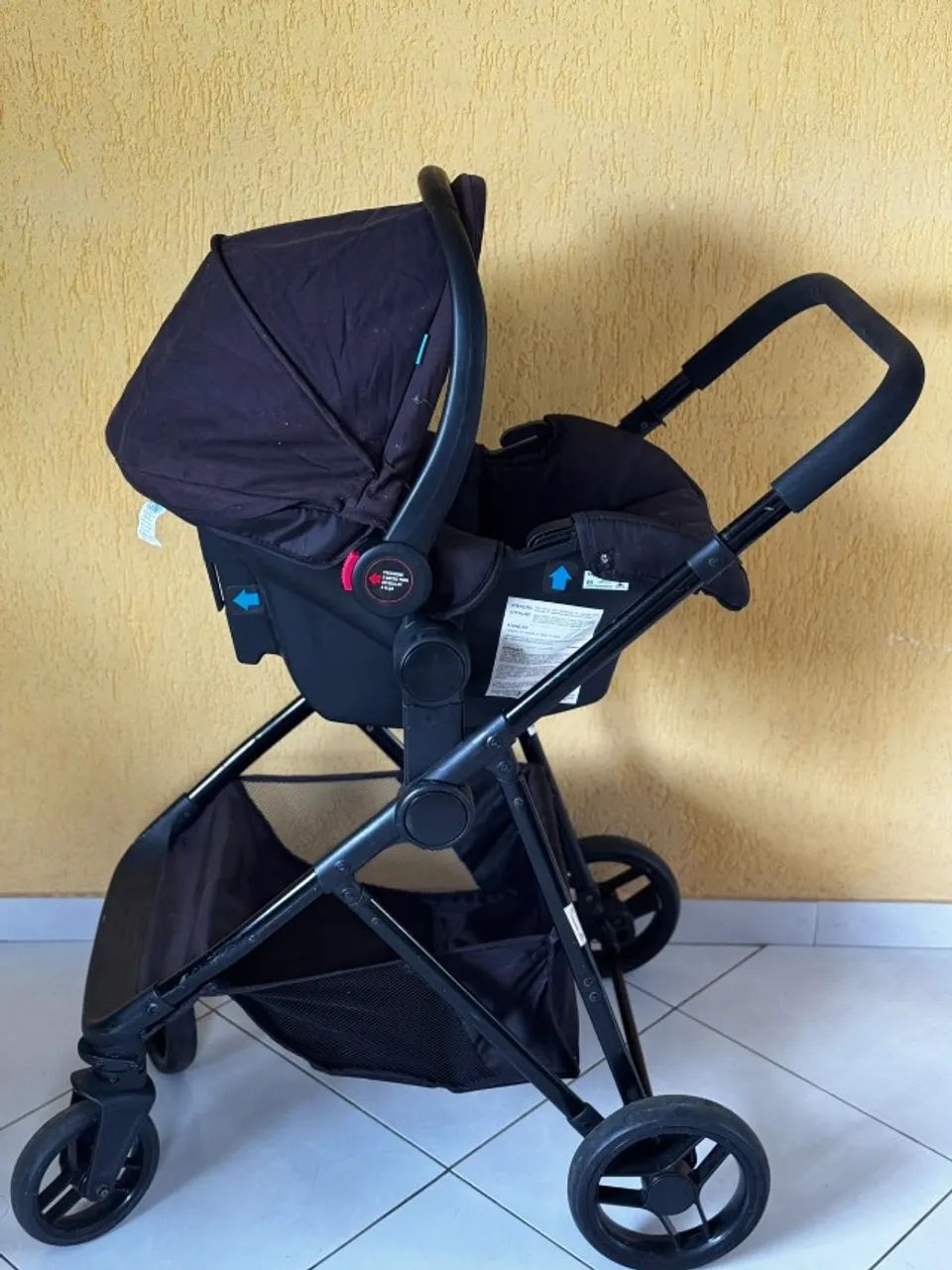 Carrinho Para Bebê - Moisés e Bebe Conforto - 3x1 - Foto 5