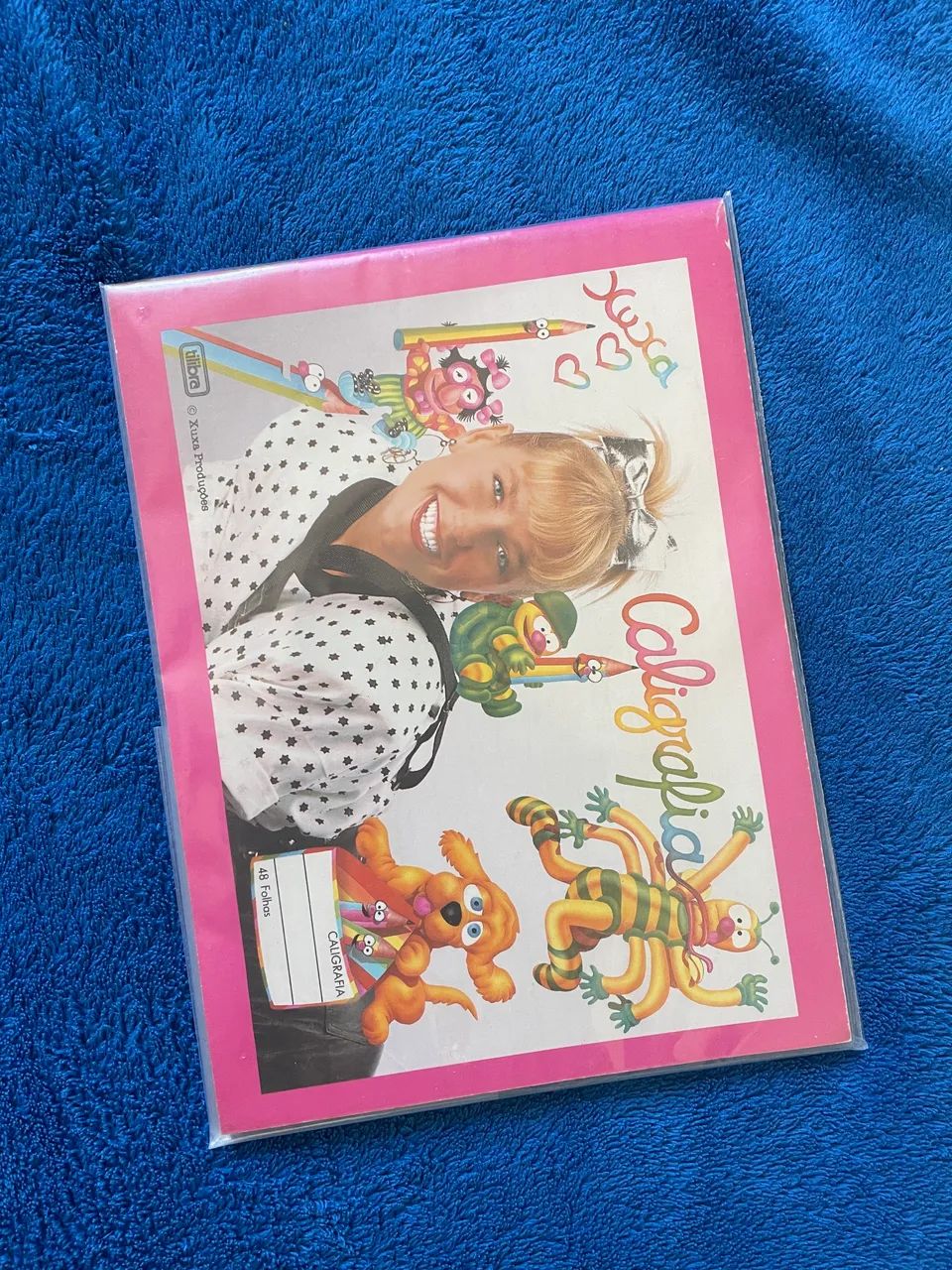 Caderno da xuxa de caligrafia 