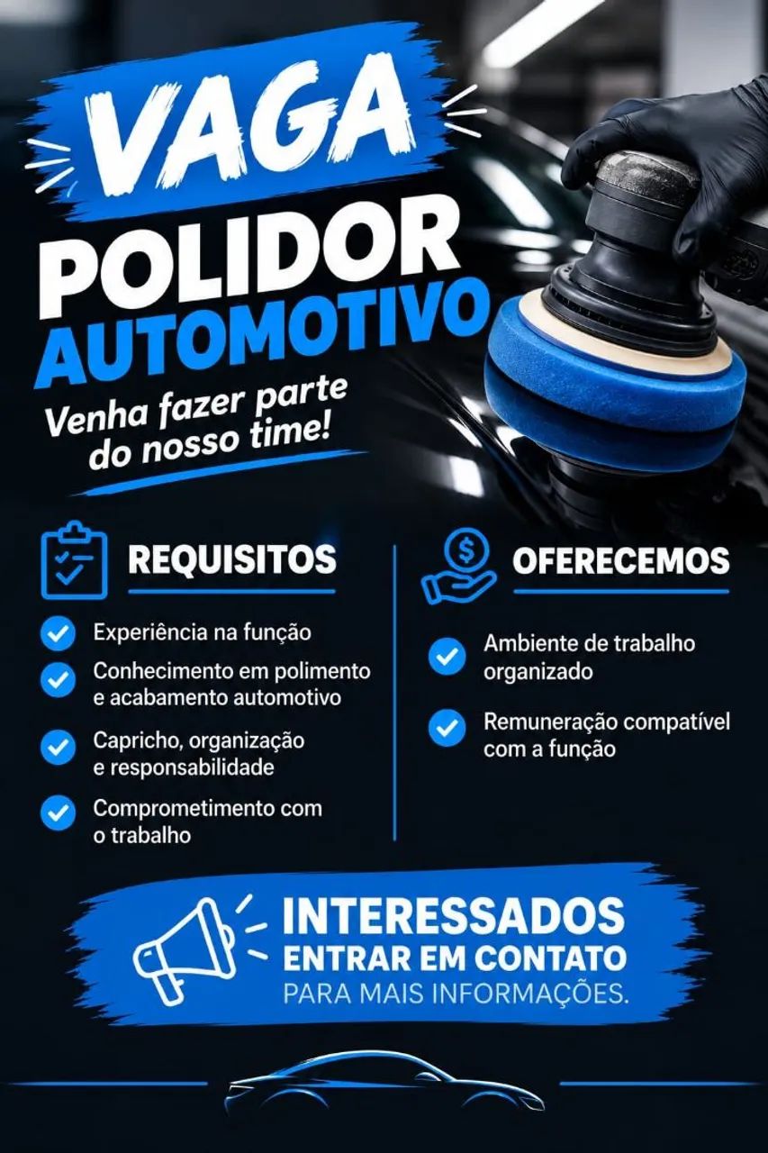 Vaga para polidor 