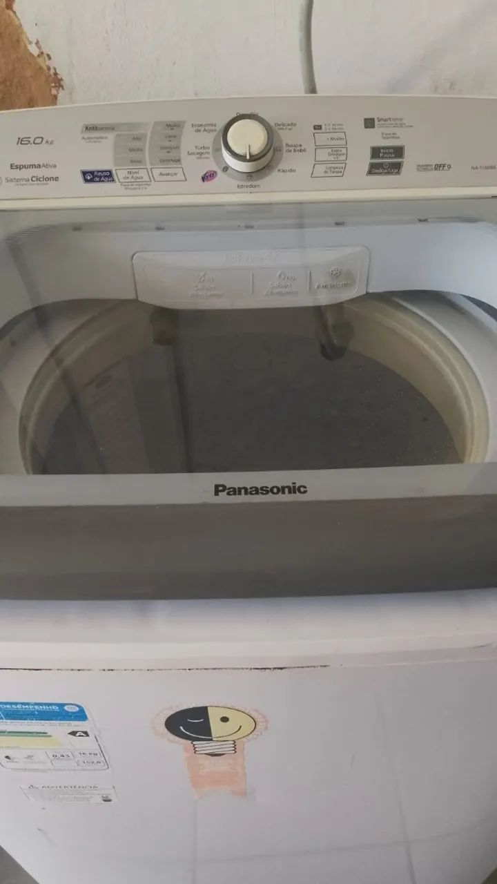 MÁQUINA PANASONIC 16KG COM DEFEITO NA PLACA 