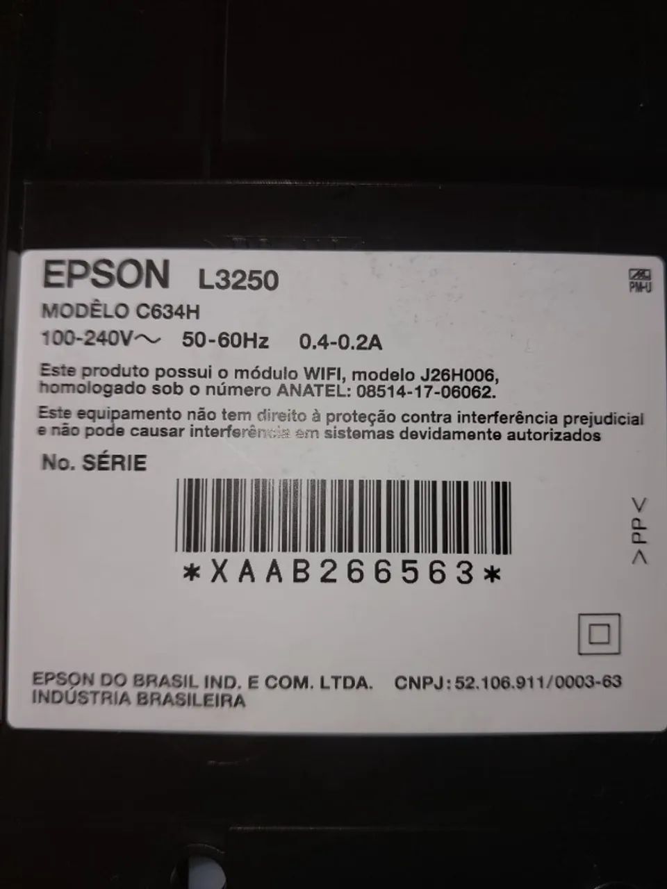 Impressora Multifuncional Epson Ecotank L3250 Wi-fi Preta - usada - Foto 5