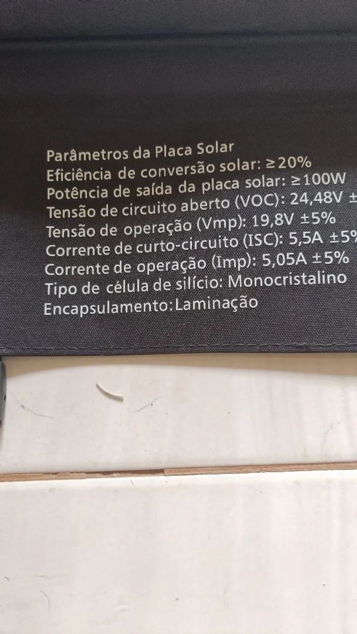 Painel solar portátil 100w dobrável 421230316115742721