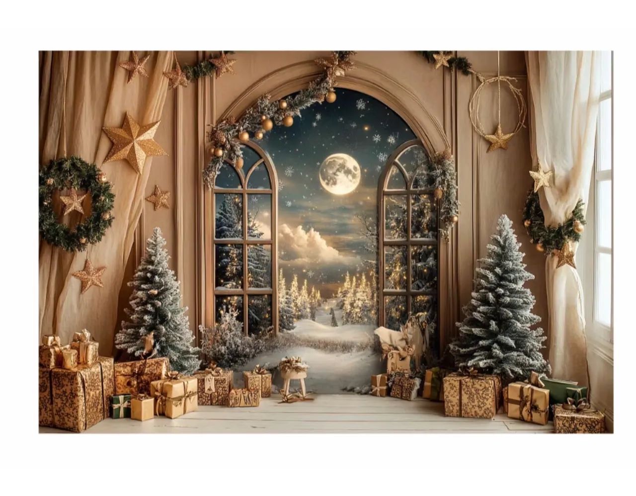 Vendo fundo fotográfico 3D  de Natal 130,00