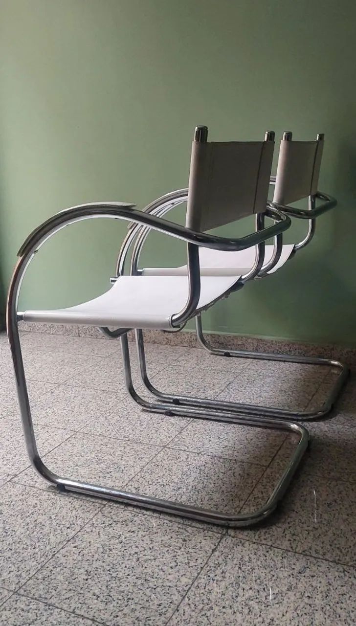 Par Antigas Cadeiras Bauhaus - Foto 3