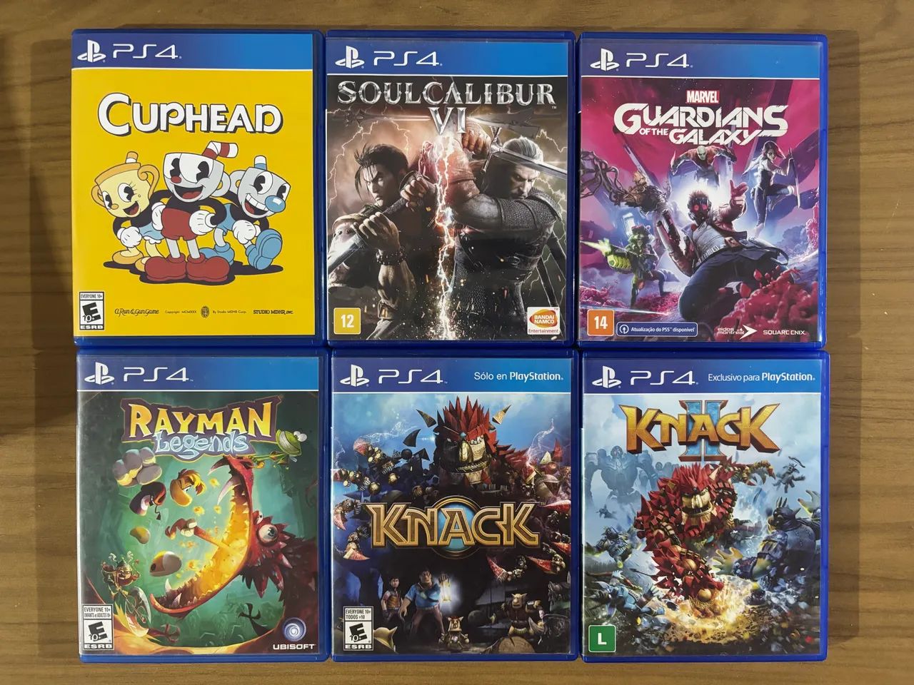 Lote jogos ps4