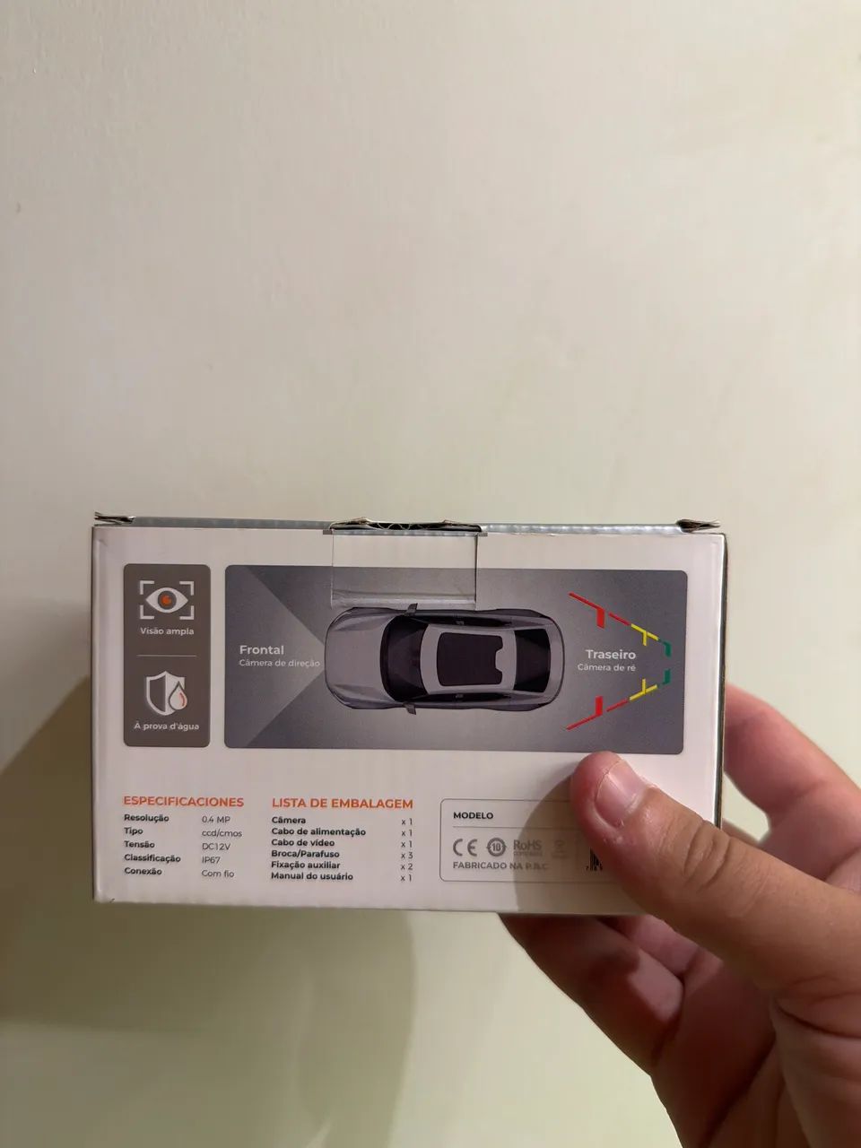 Câmera de ré Full HD 420251879174973441