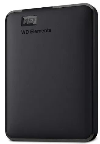 HD EXTERNO 1TB USB 3.0 WD Elements Preto Compacto Para PC Gamer